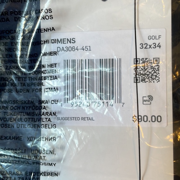 Nike Dri-FIT Repel || Men's 5-Pocket Slim Fit Golf Pants || 32x34 || Obsidian - Picture 2 of 2